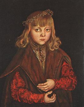 大盧卡斯 尅拉納赫 Portrait of a Saxon Prince